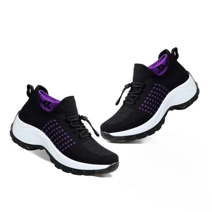 Baskets confort compensées