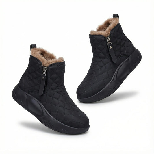 Boots d’hiver doublées imperméables pour femme