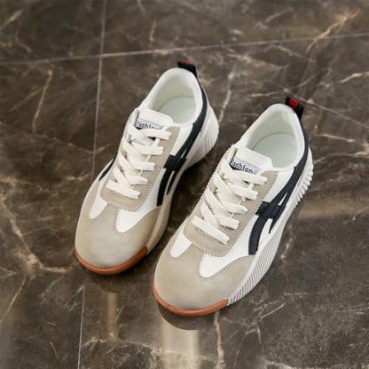 Baskets de ville à semelle épaisse pour femme