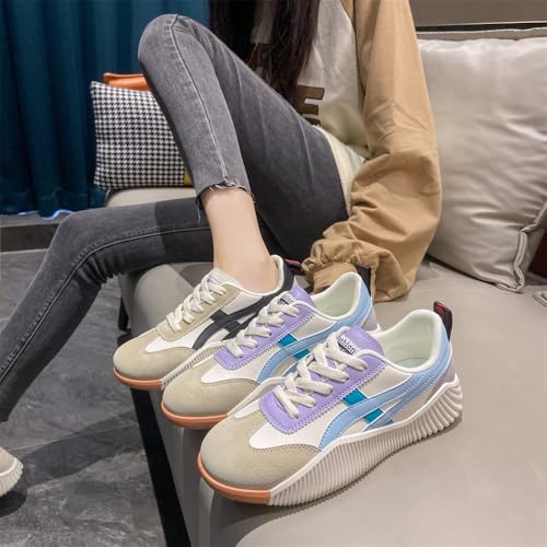 Baskets de ville à semelle épaisse pour femme