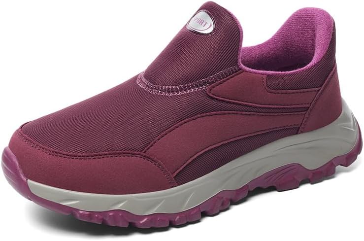 Baskets de marche confort mixtes sans lacets