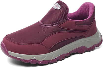 Baskets de marche confort mixtes sans lacets