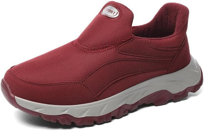 Baskets de marche confort mixtes sans lacets