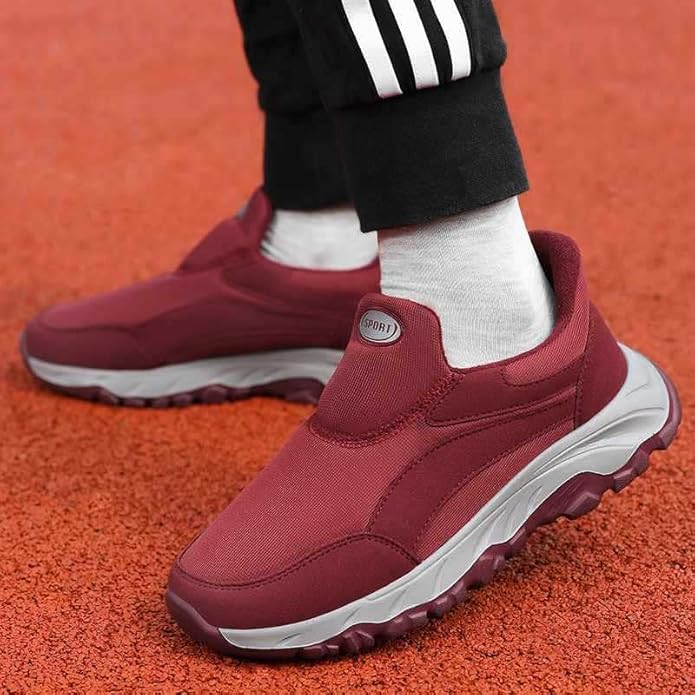 Baskets de marche confort mixtes sans lacets