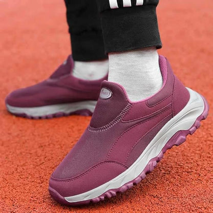 Baskets de marche confort mixtes sans lacets