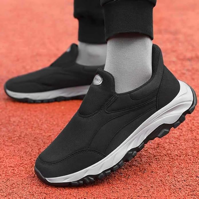 Baskets de marche confort mixtes sans lacets