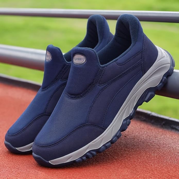 Baskets de marche confort mixtes sans lacets