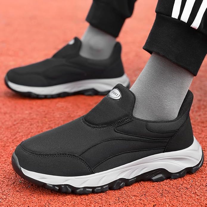 Baskets de marche confort mixtes sans lacets