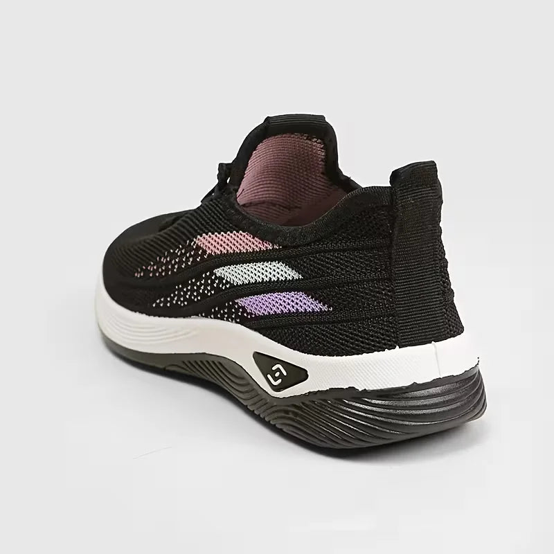 Baskets de marche confort en maille respirante femme