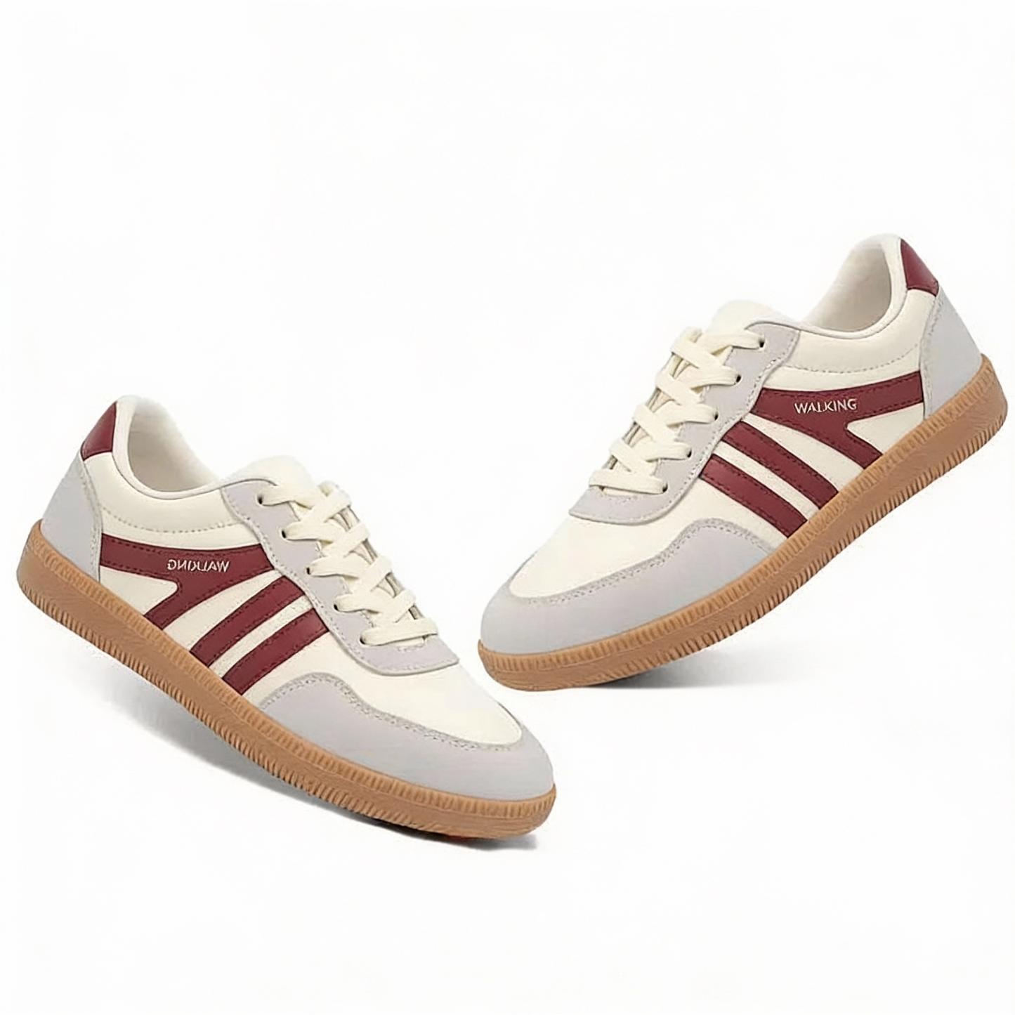 Baskets de ville à semelle plate femme