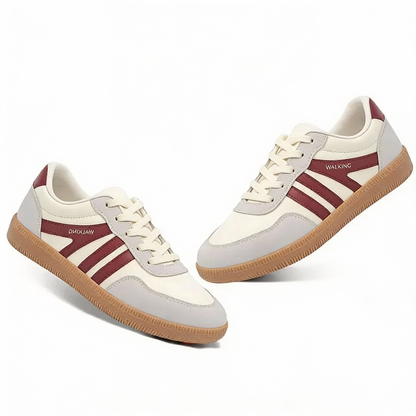 Baskets de ville à semelle plate femme