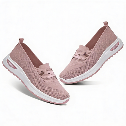 Baskets de ville respirantes sans lacets femme