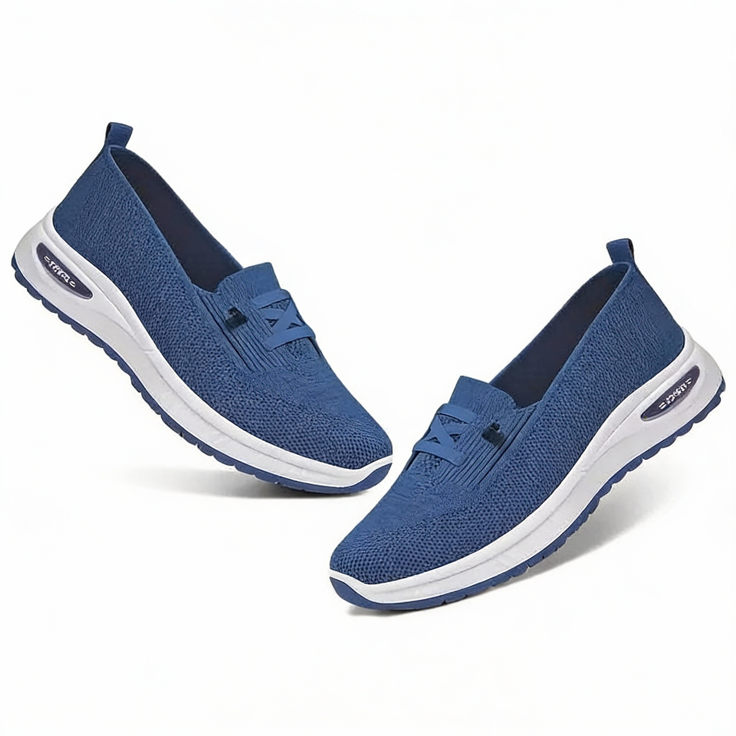 Baskets de ville respirantes sans lacets femme