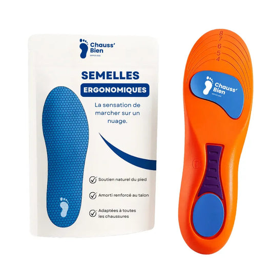 Paire de semelles ergonomiques